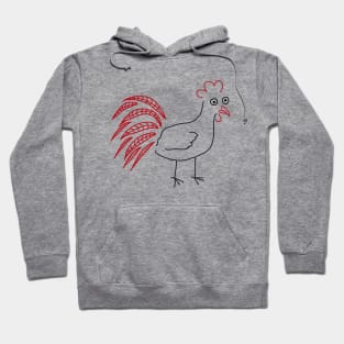 The Scared Rooster Hoodie